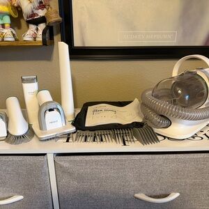 White Dog Grooming Kit - White